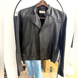 Saint Laurent Classic Leather Biker Jacket